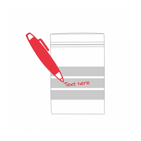 SACS 3 FRANGES AUTO-FERMETURE  92 G/M2 50µ 18x20,5 CM TRANSPARENT LDPE (500 UNITÉ)