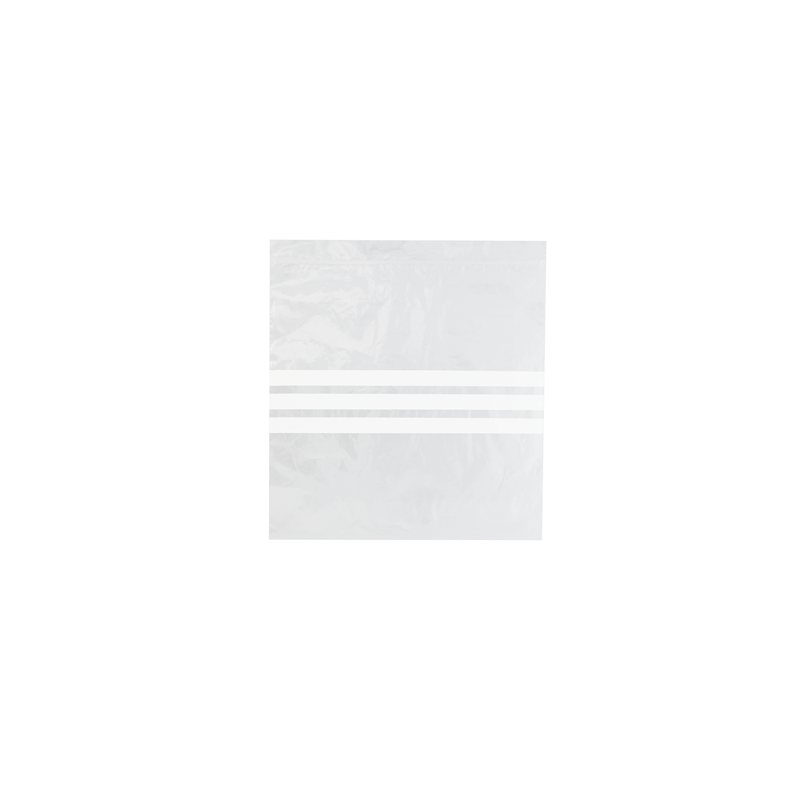 SACS 3 FRANGES AUTO-FERMETURE 92 G/M2 50µ 27x27 CM TRANSPARENT LDPE (500 UNITÉ) SACS 3 FRANGES AUTO-FERMETURE 92 G/M2 50µ 27x27 CM TRANSPARENT LDPE (500 UNITÉ)