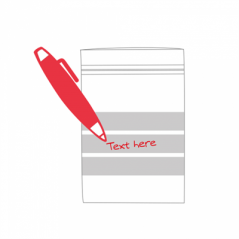 SACS 3 FRANGES AUTO-FERMETURE 92 G/M2 50µ 27x27 CM TRANSPARENT LDPE (500 UNITÉ)