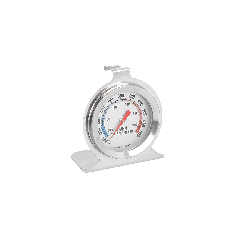 THERMOMÈTRE CUISSON FOUR 50º À 300ºC  6,5x7x4 CM ARGENTE INOX (1 UNITÉ)