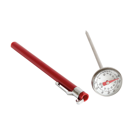 Image THERMOMÈTRE TESTEUR -10º À 100ºC  14x2,8x2,8 CM ARGENTE INOX (1 UNITÉ) #1