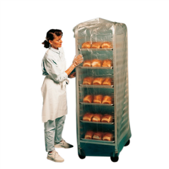 Image 50 U. HOUSSES POUR CHARIOTS  15µ 67+66x204 CM TRANSPARENT HDPE (1 UNITÉ) #1