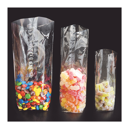 SACHETS NEUTRES  32,5 G/M2 23µ 7,5x17 CM TRANSPARENT CELOFAN (1000 UNITÉ)