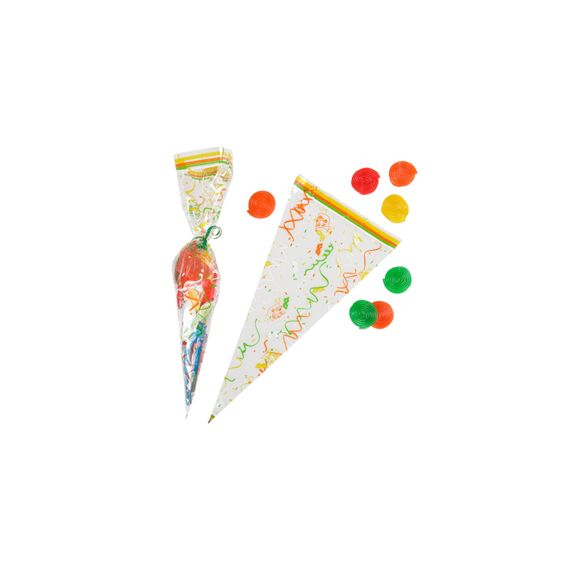 TRIANGLE FRIANDISES  47 G/M2 25µ 20x39,5 CM TRANSPARENT PP (100 UNITÉ)