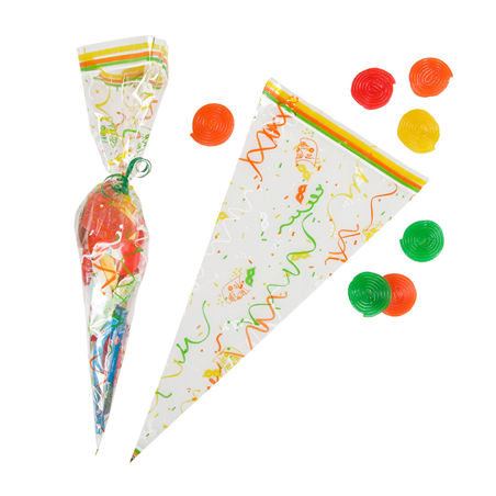 Image TRIANGLE FRIANDISES  47 G/M2 25µ 20x39,5 CM TRANSPARENT PP (100 UNITÉ) #1