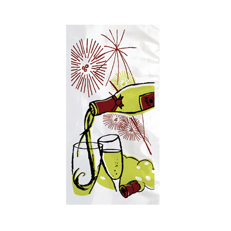 Image SACHETS RAISINS BONHEUR  150 G/M2 40µ 8,7x16,5 CM TRANSPARENT PP (100 UNITÉ) #1