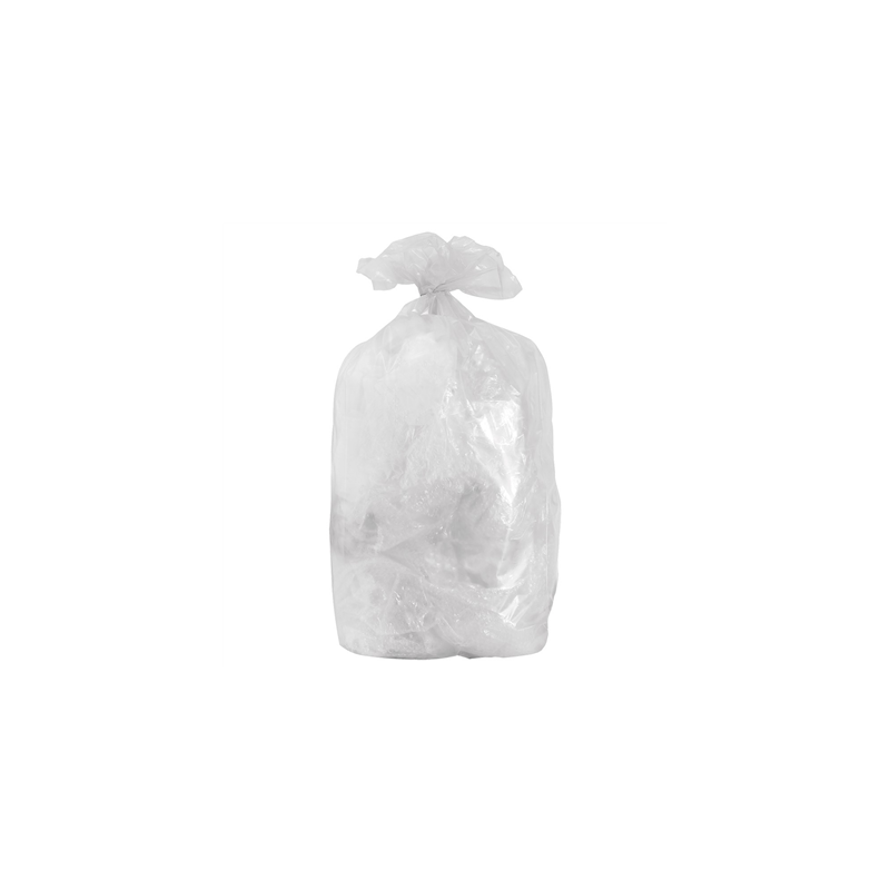10 U. SACS POUBELLE 180 L 80µ 97x120 CM TRANSPARENT LDPE (1 UNITÉ)