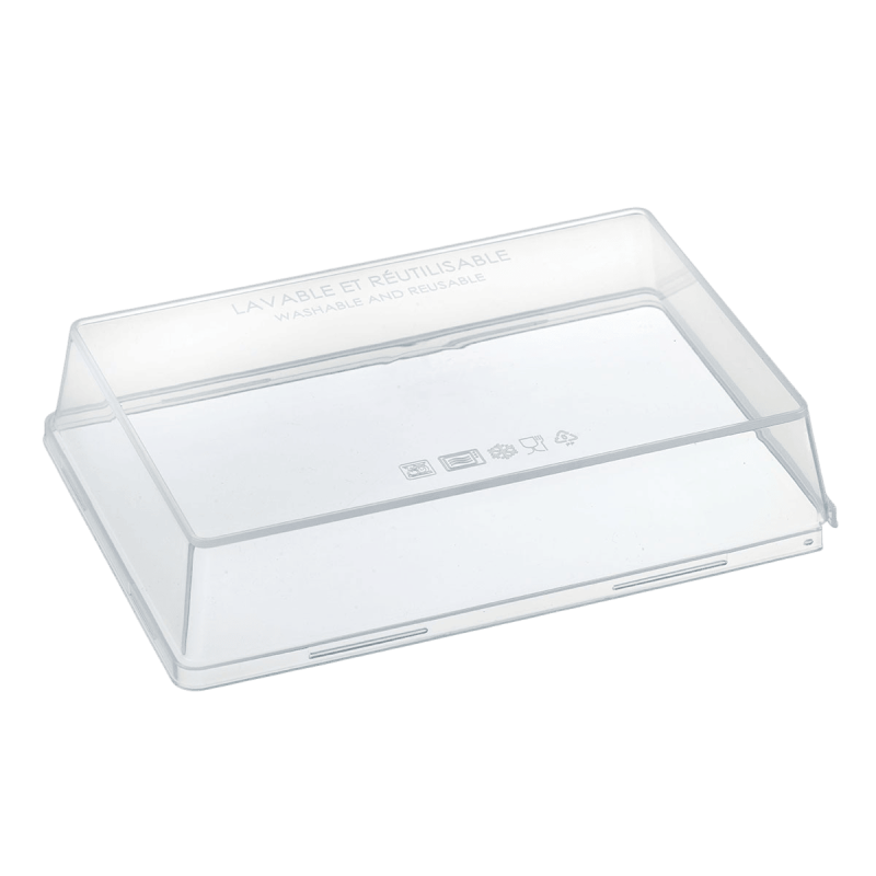 Couvercle PP pour assiette Quartz PP 185x130 mm Couvercle PP pour assiette Quartz PP 185x130 mm