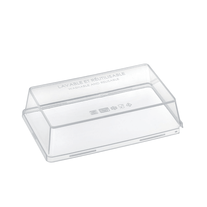 Couvercle PP pour assiette Quartz PP 160x100 mm Couvercle PP pour assiette Quartz PP 160x100 mm