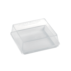 Assiette Quartz PP blanc 130x130 mm