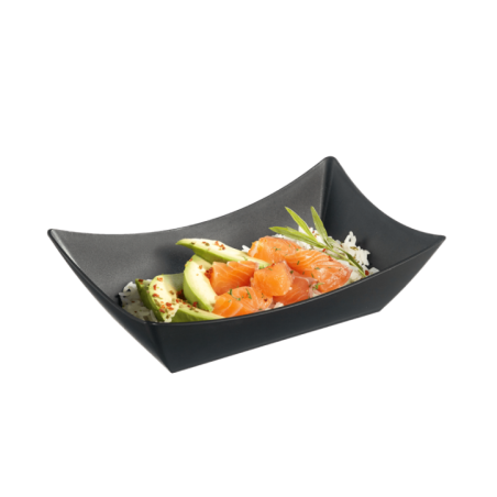 Barquette Snacking LOOP PP noir 500 ml