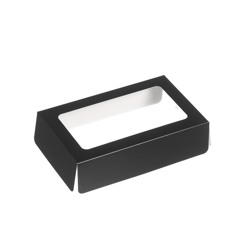 Couvercle noir avec fenêtre pour plateau Fenix 1/4 GN Couvercle noir avec fenêtre pour plateau Fenix 1/4 GN