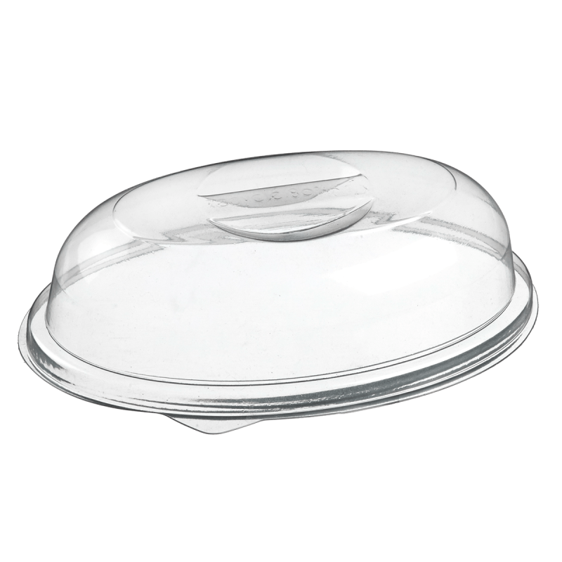 Couvercle RPET pour assiette Galaxie PP 117x72 mm Couvercle RPET pour assiette Galaxie PP 117x72 mm