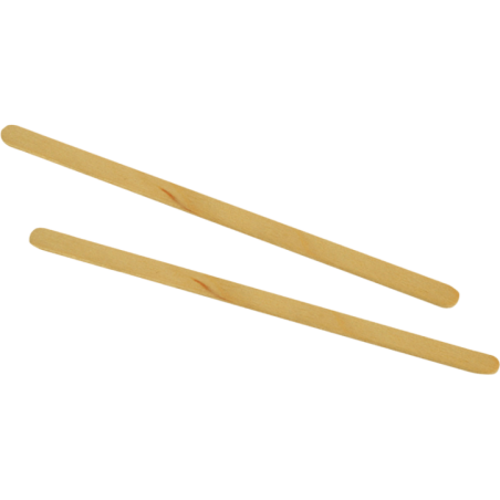 Agitateur bois en boîte distributrice 140 mm