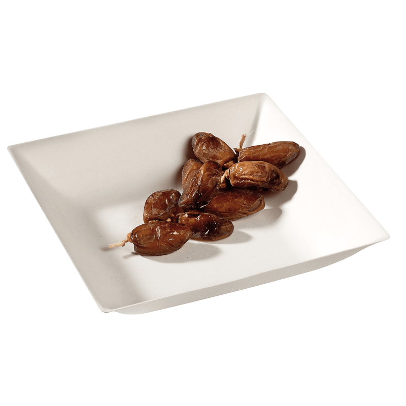 Assiette creuse Imagine pulpe de canne 200x200x40 mm Assiette creuse Imagine pulpe de canne 200x200x40 mm