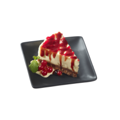 Assiette Fluid' céramique noire 110x110x14 mm