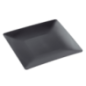 Assiette Fluid' PP noir 250 x250 mm DP10510