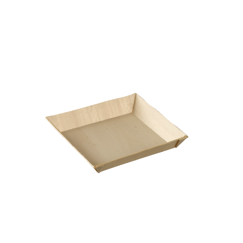 Assiette Quartz bois avec lamination 90x90 mm