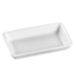 Assiette Quartz céramique blanche 100x60x16 mm DC45000