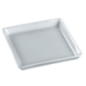 Assiette Quartz céramique blanche 130x130x16 mm DC45020