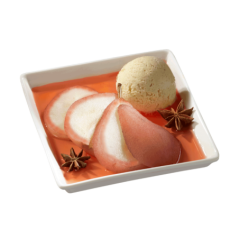 Assiette Quartz céramique blanche 160x160x16 mm