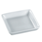 Assiette Quartz céramique blanche 90x90x16 mm DC45040