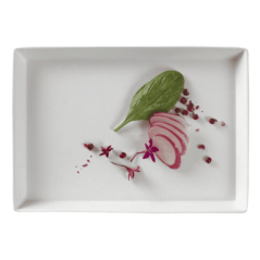 Assiette Quartz pulpe de canne 185x130 mm