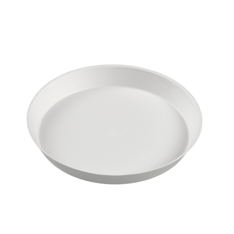 Assiette ronde Ninfea pulpe de canne Ø160 mm Assiette ronde Ninfea pulpe de canne Ø160 mm