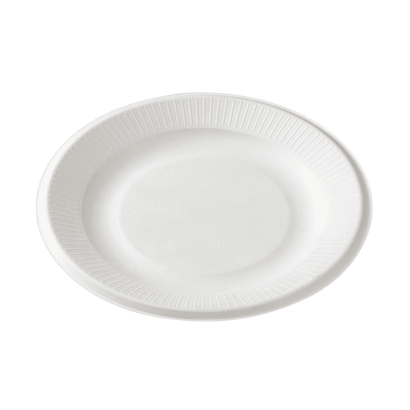 Assiette ronde pulpe de canne Ø180 mm Assiette ronde pulpe de canne Ø180 mm