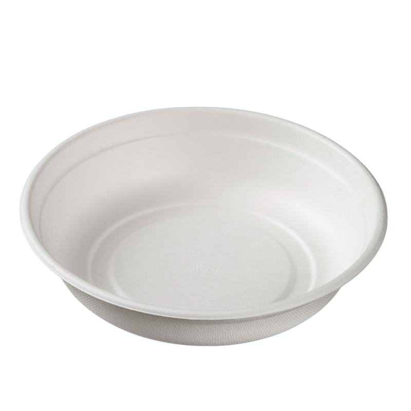 Assiette ronde pulpe de canne 1090 ml Assiette ronde pulpe de canne 1090 ml