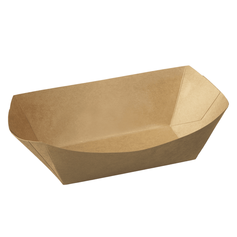 Barquette évasée Ecokraft 220x145x65 mm Barquette évasée Ecokraft 220x145x65 mm