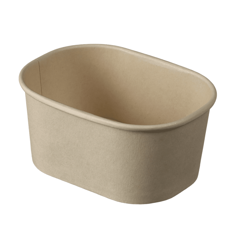 Barquette Lingot fibre de bambou 260 ml Barquette Lingot fibre de bambou 260 ml