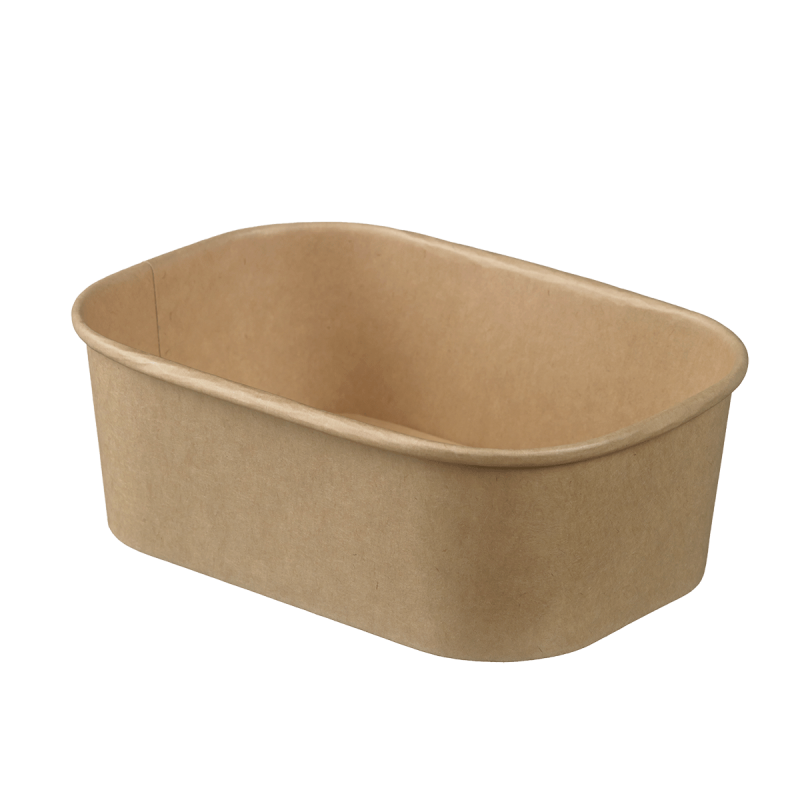 Barquette Lingot fibre de bambou 750 ml