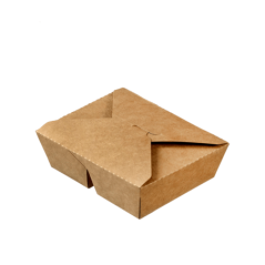 Boîte repas Ecokraft 2 compartiments 400 + 400 ml