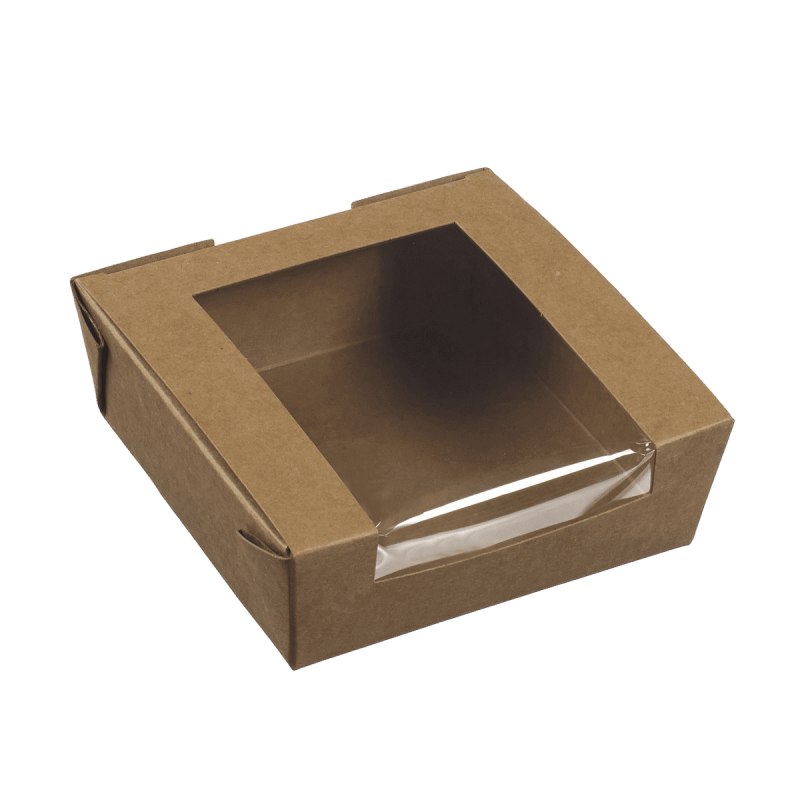 Boîte à tartelette Ecokraft 120x120 mm Boîte à tartelette Ecokraft 120x120 mm