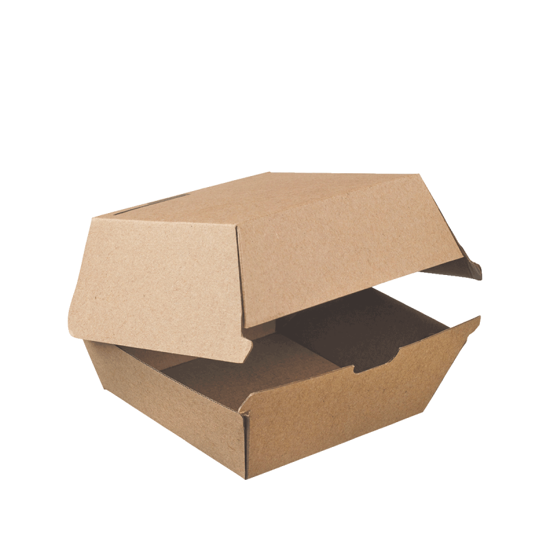 Boite burger Ecokraft petit modèle Boite burger Ecokraft petit modèle