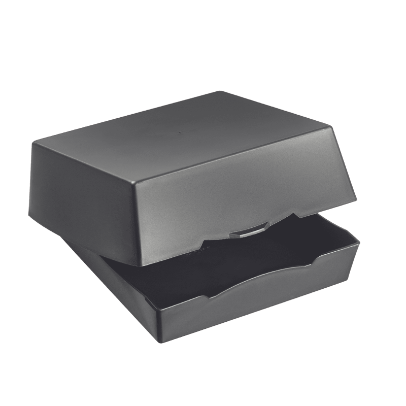 Boîte burger LOOP + couvercle PP 169x171 mm Boîte burger LOOP + couvercle PP 169x171 mm