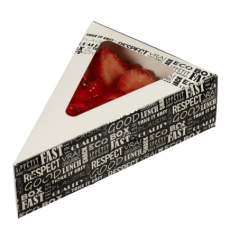 Boîte portion tarte District 155x110x45 mm