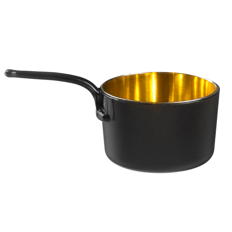 Casserole Eskoffié noire/dorée 50 ml Casserole Eskoffié noire/dorée 50 ml