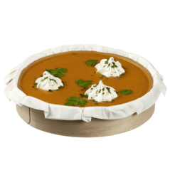 Cercle bois avec papier cuisson Ø 200 mm