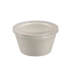 Couvercle pour pot en pulpe de canne 475 ml