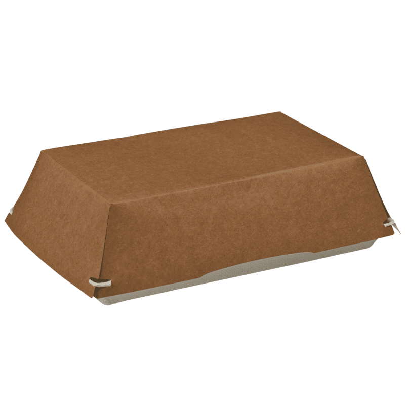 Couvercle carton pour assiettes Quartz 160x100 mm