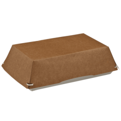 Couvercle carton pour assiettes Quartz 160x100 mm