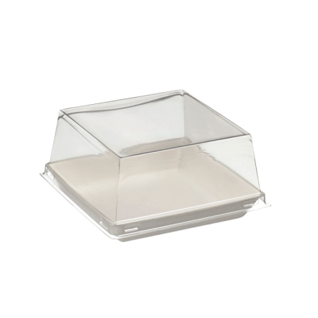 Couvercle Quartz RPET pour assiettes Quartz 90x90 mm