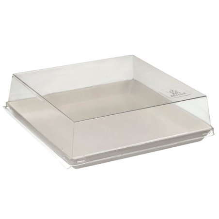 Couvercle Quartz RPET pour assiettes Quartz 160x160 mm