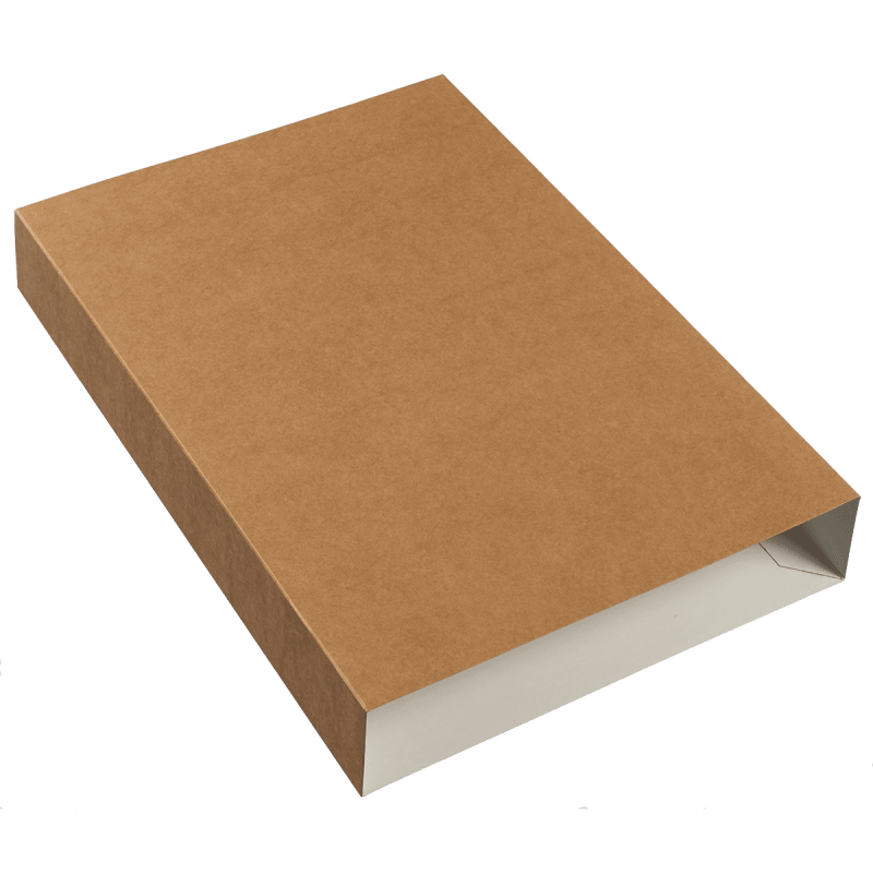 Fourreau carton 346x237x48 mm pour plateau bois Fourreau carton 346x237x48 mm pour plateau bois
