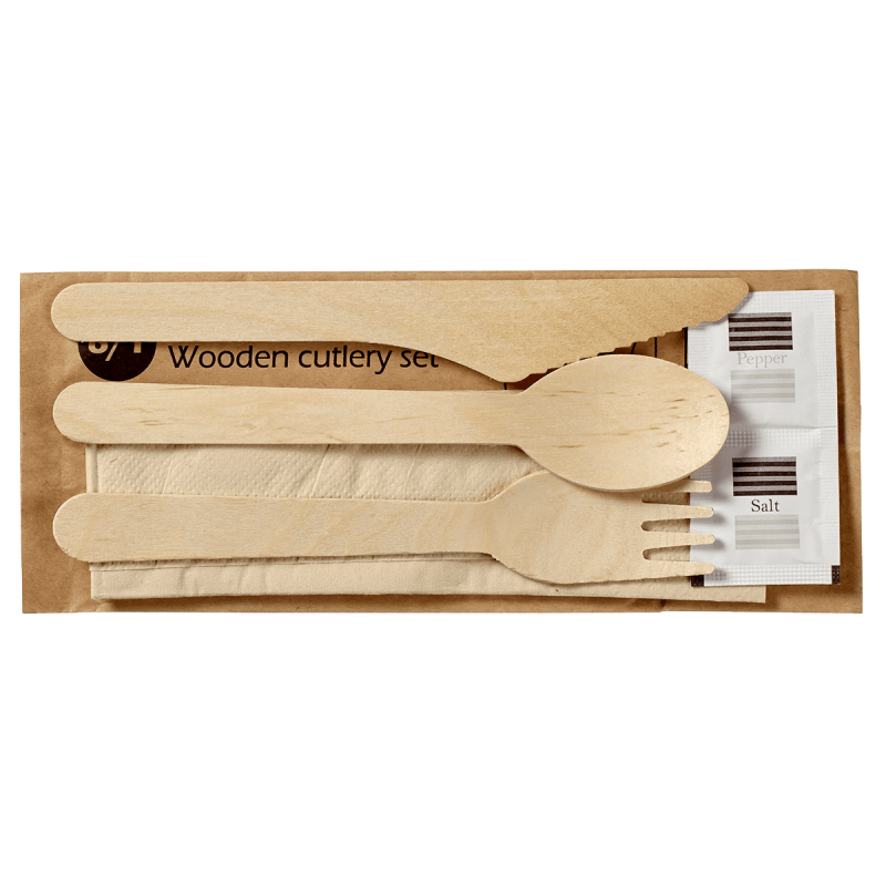 Kit couverts 6/1 bois