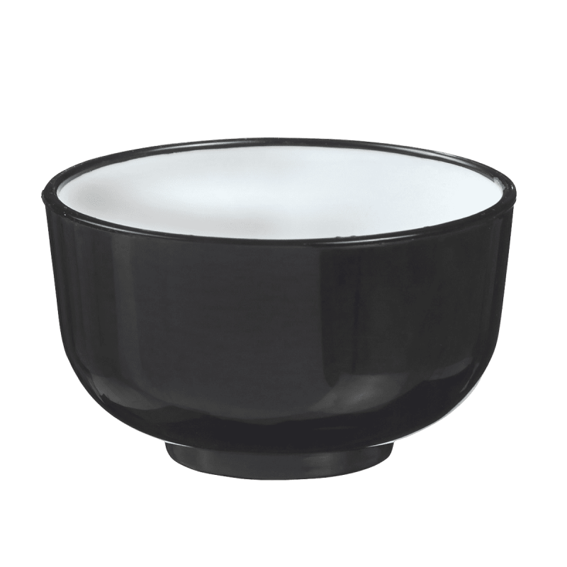 Mini bol Thaï PS noir et blanc 30 ml Mini bol Thaï PS noir et blanc 30 ml