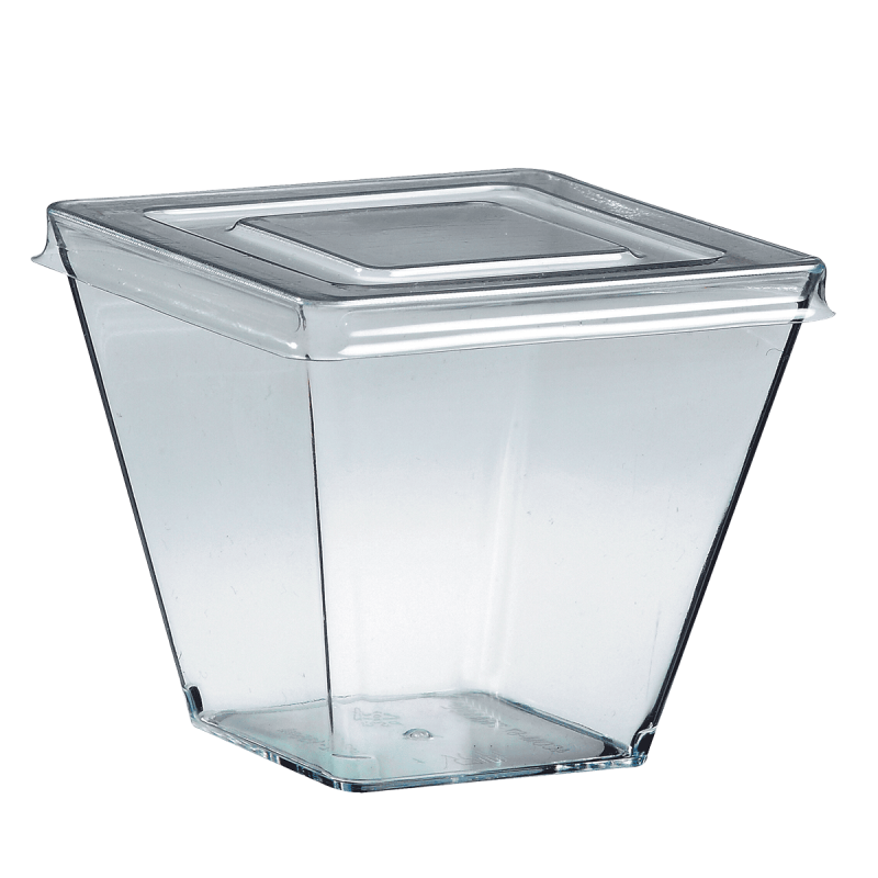 Monoportion Emeraud' transparente 155 ml + couvercle Monoportion Emeraud' transparente 155 ml + couvercle