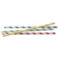 Paille rigide papier multicolore 230 mm CP08021